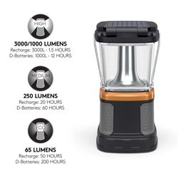 3000 L Tri Power Rechargeable Duracell Lantern