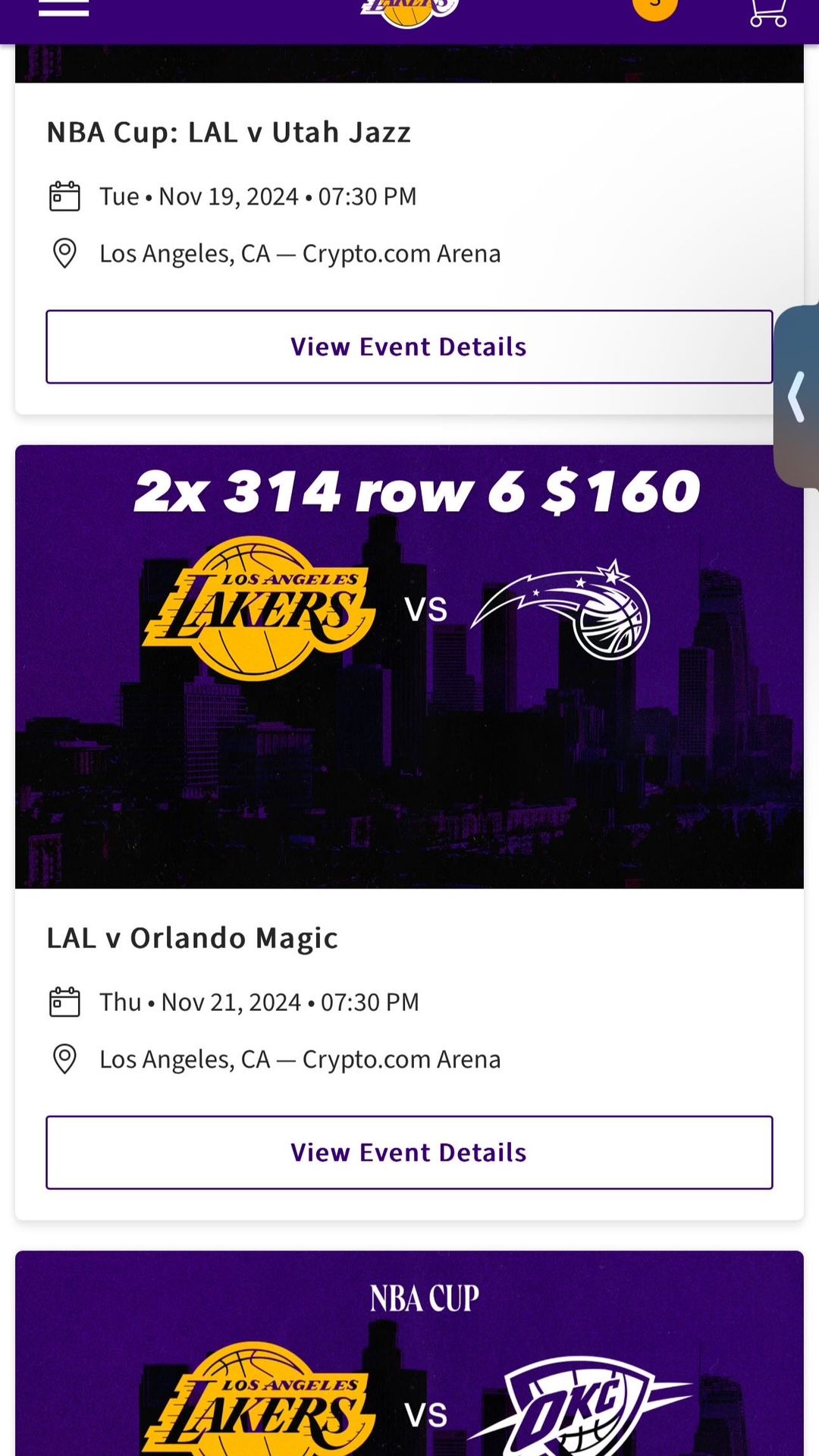 Lakers Tickets