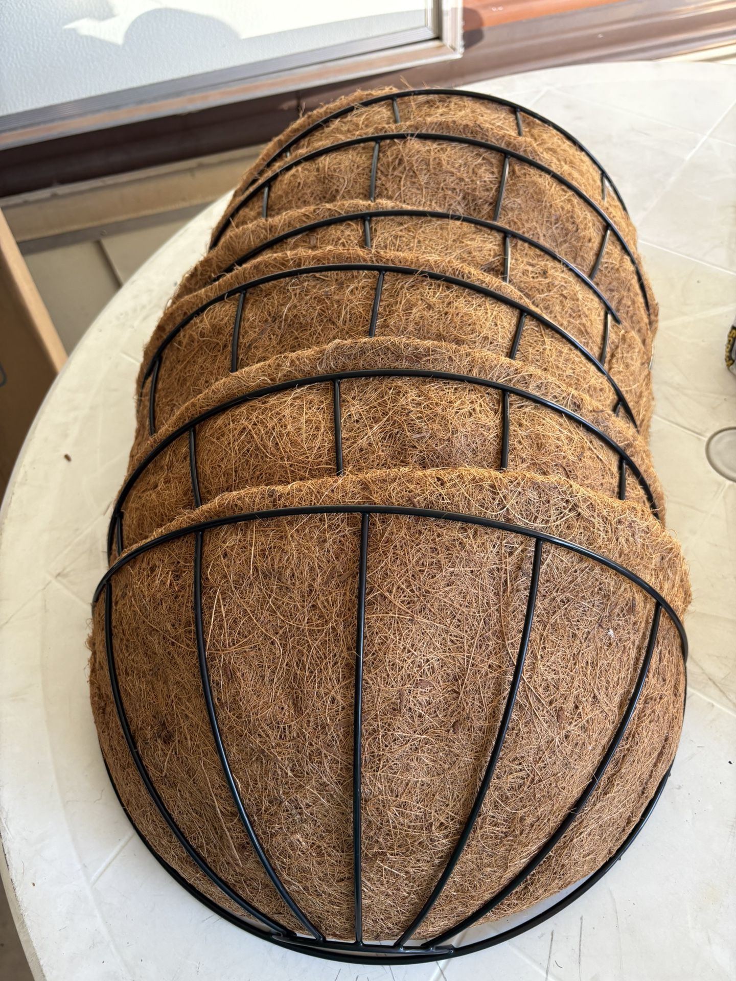 Brand New 6 PCs Half Round Flower Pat