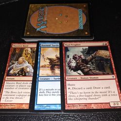 Mad Prophet Magic: The Gathering Red Blue Deck Massive Raid