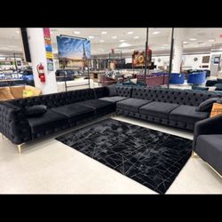 XL Suede sectional