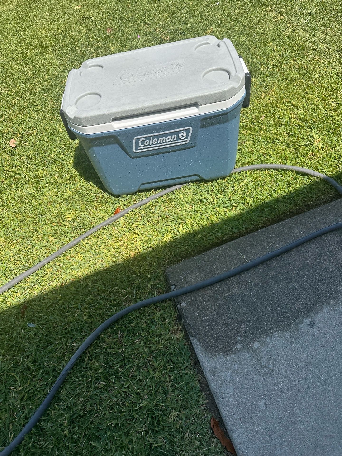 Coleman 316 Series 52Qt Cooler Hard Chest Lakeside Blue Ice Chest Outdoor