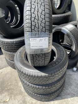 225/70/16 Bridgestone!! Set of four tires installed and balanced !! Set De 4 Llantas Instaladas Y Balanceadas