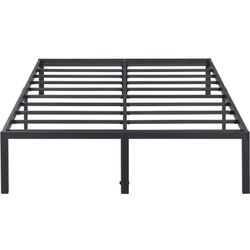 New Cal King Size Metal Platform Bed Frame