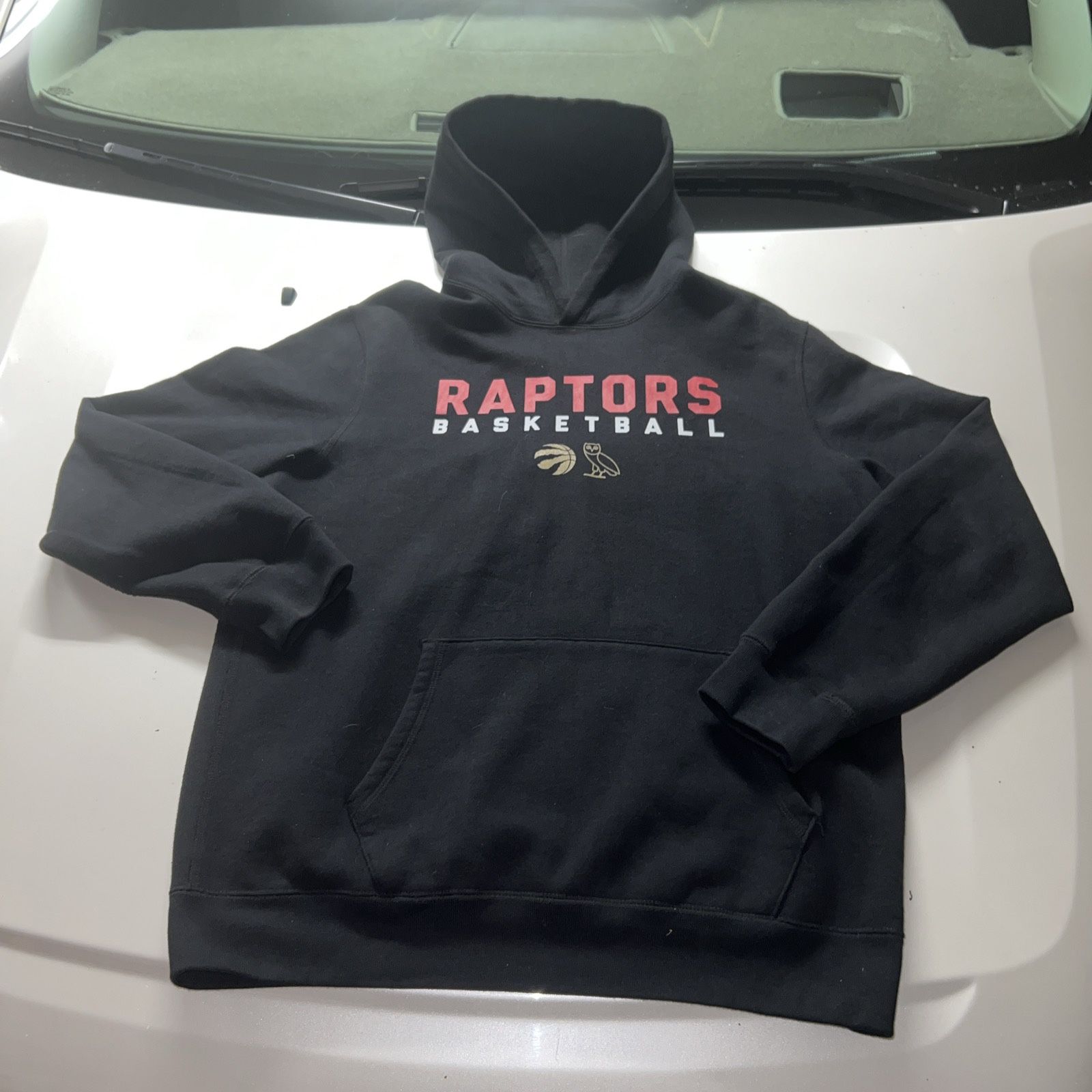 Toronto Raptors X Octobers Very Own Large Black Pre Game Collab Hoodie