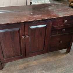 Handcrafted, Hardwood Desk