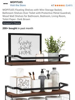 Floating Bathroom Shelves