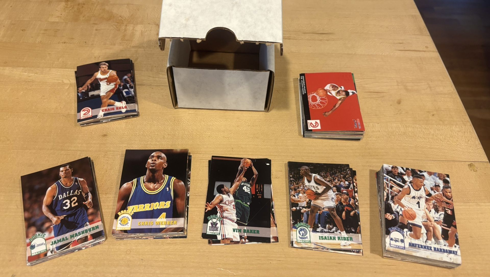 1993-94 Hoops Basketball Complete Series 2 Set #301-421 Penny Hardaway Webber RC