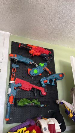 Peg Wall Nerf Guns