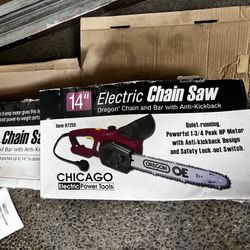 Chicago Electric Power Tools 14" Electric Chain Saw 