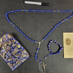 Rosary Bead and Bracelet Set