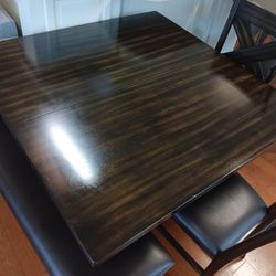 *Weekend Special!!!*---Bold Kelly Dining Table Sets W/4 Chairs And Bench---Delivery/$5 Down Financing Available😉