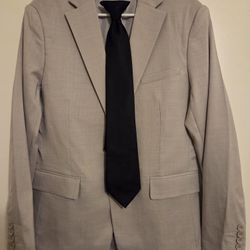 Dress Blazer Suit Jacket Gray S men