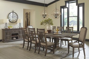WYNDAHL - RECTANGULAR EXTENSION TABLE SET
