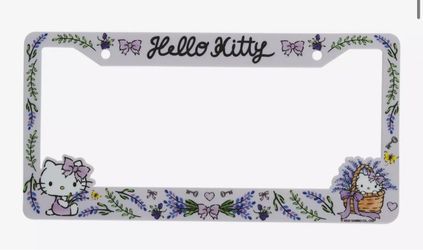 Hello Kitty License Plate Cover