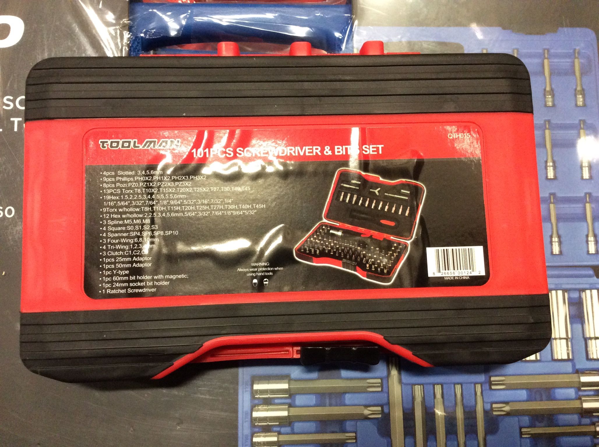 101 Pc Screwdriver & Bits Set Juego De Puntas Diferentes Estilos Con Desarmador