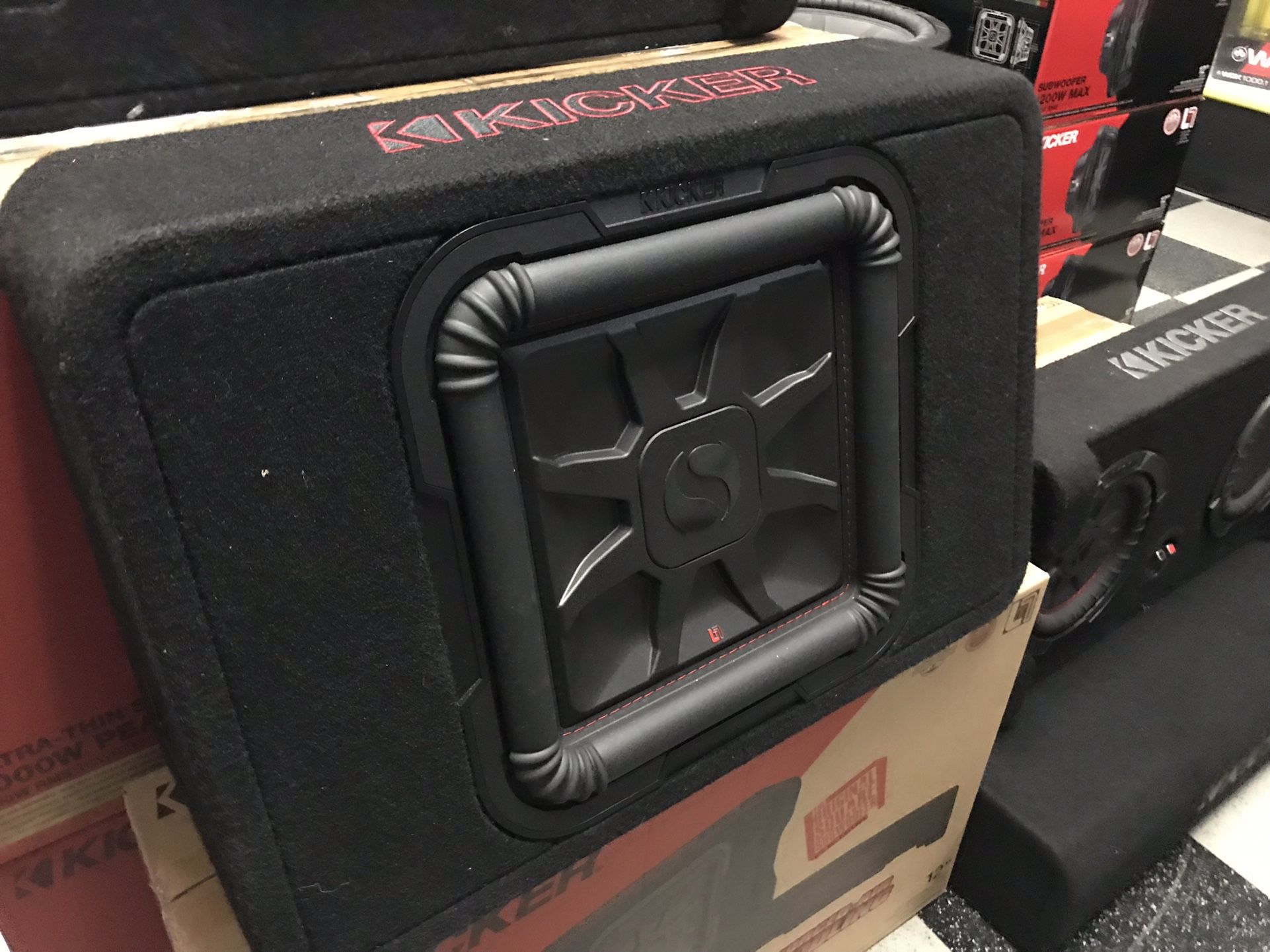 Kicker L7t12 In Wedge Box 299.99