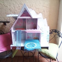 Tiny Land Wooden Dollhouse for Girls  Rooms Wooden Doll House

