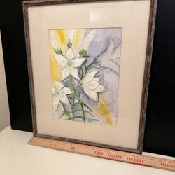 Watercolor Painting Signed 