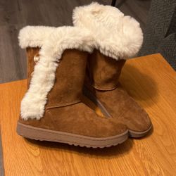 Faux Fur Boots For Girls 