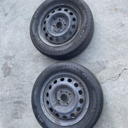 2 — 185/60r14 4x100 4x3.94 Stock Scion Xa Xb Ia Echo Corolla Miata Wheels Rims Tires