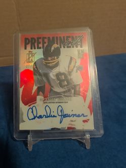 2025 Topps Signature Class Preeminent Ink Charlie Joiner PI-CJO Auto /25