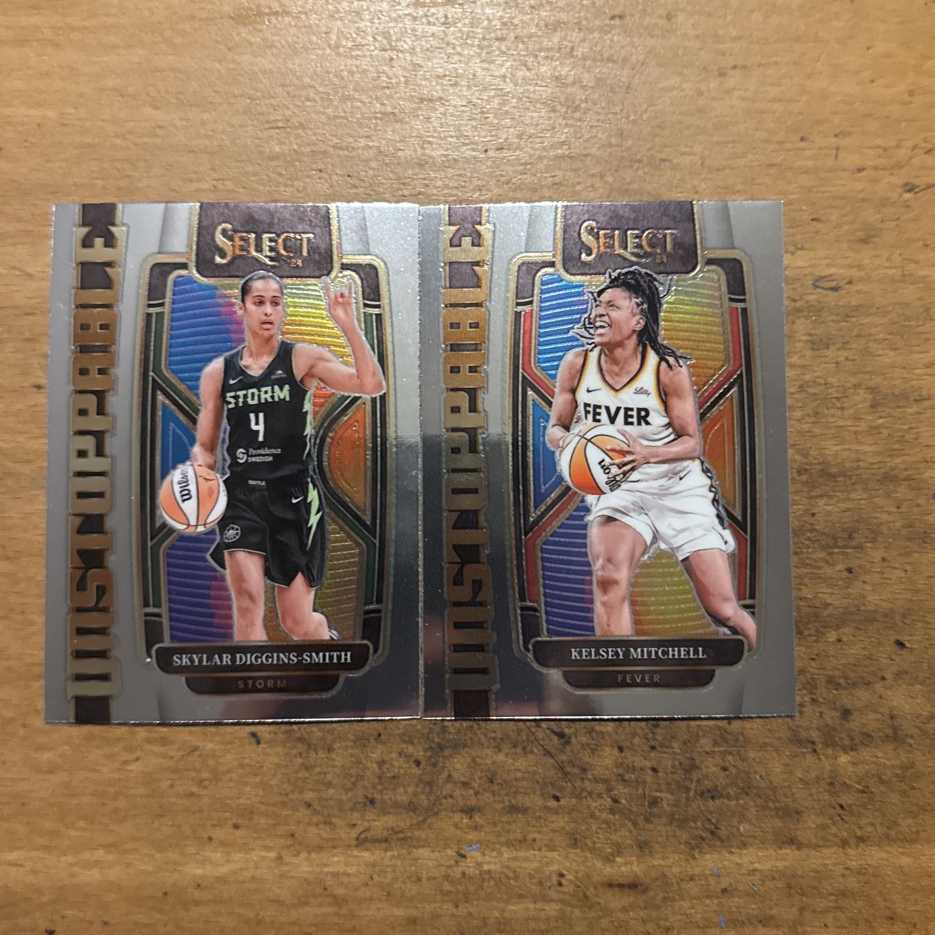 2024 SELECT WNBA LOT OF 2 Unstoppable CARDS