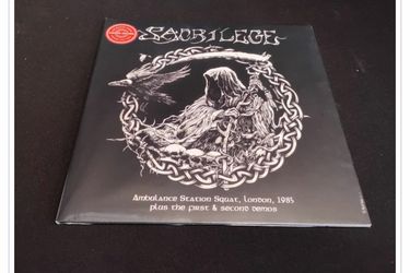 Sacrilege: Live At Leeds 1986 - Limited Edition LP Clear, Red Splatter Vinyl NEW