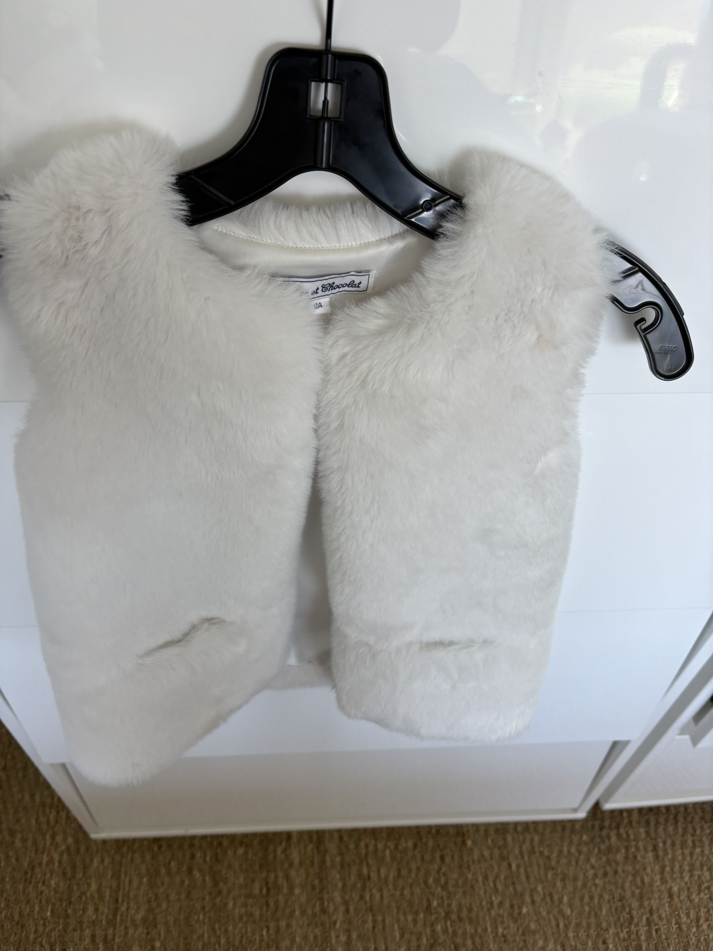 White Fur Vest