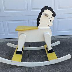 Rocking horse, Child’s wooden