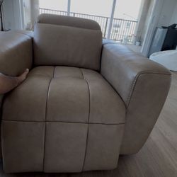 Leather Power Recliner from Living Spaces