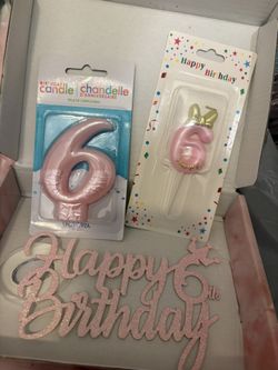 Baby Girl 6th Birthday Supplies 