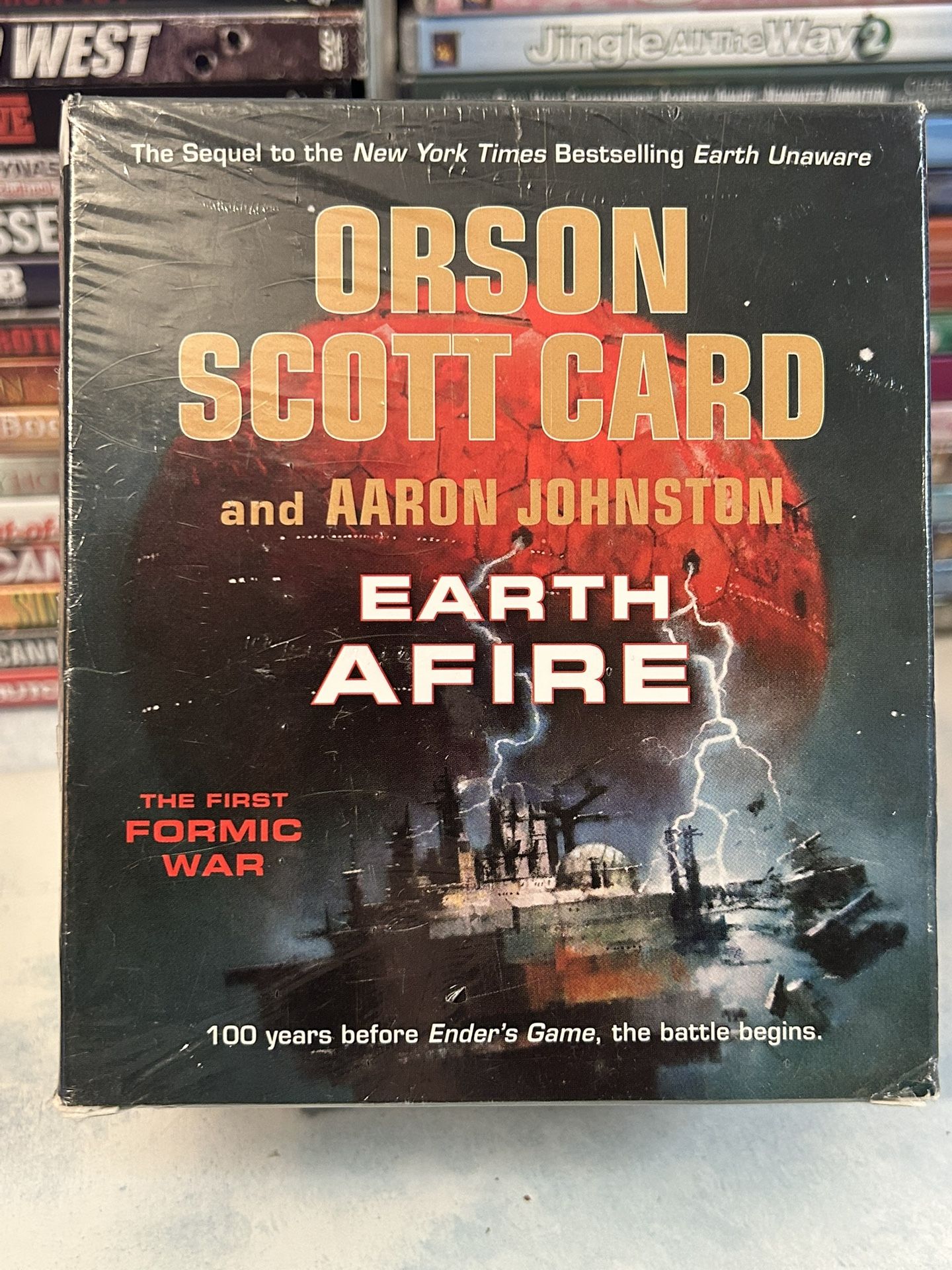 Ordinary Scott Card ~ Earth Afire Audiobook Sealed (AB3)