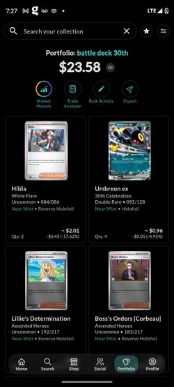Pokemon 30th Umbreon ex battle deck for sale