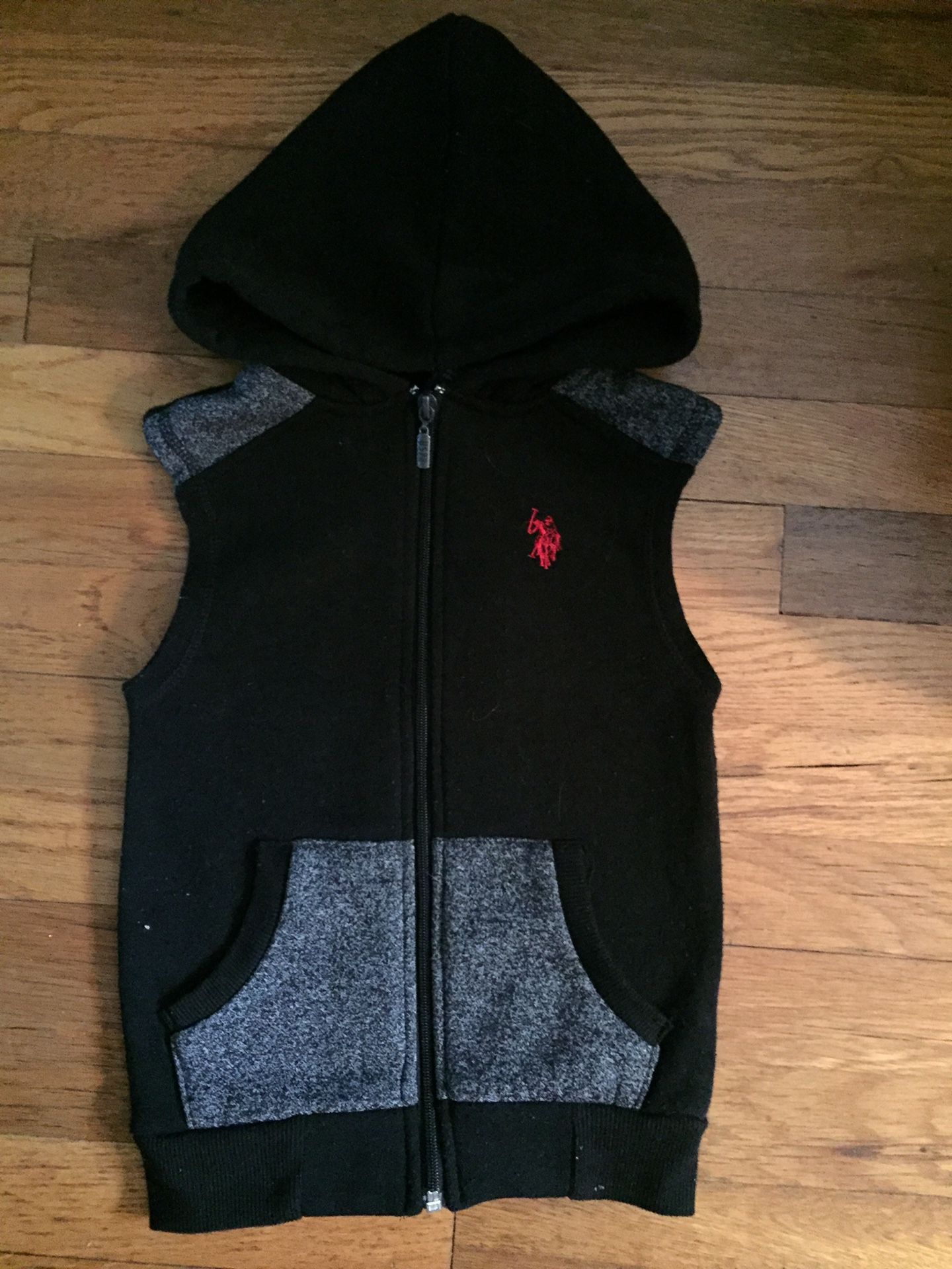 Ballot toddler 4t u.s polo assn zip up vest with hood