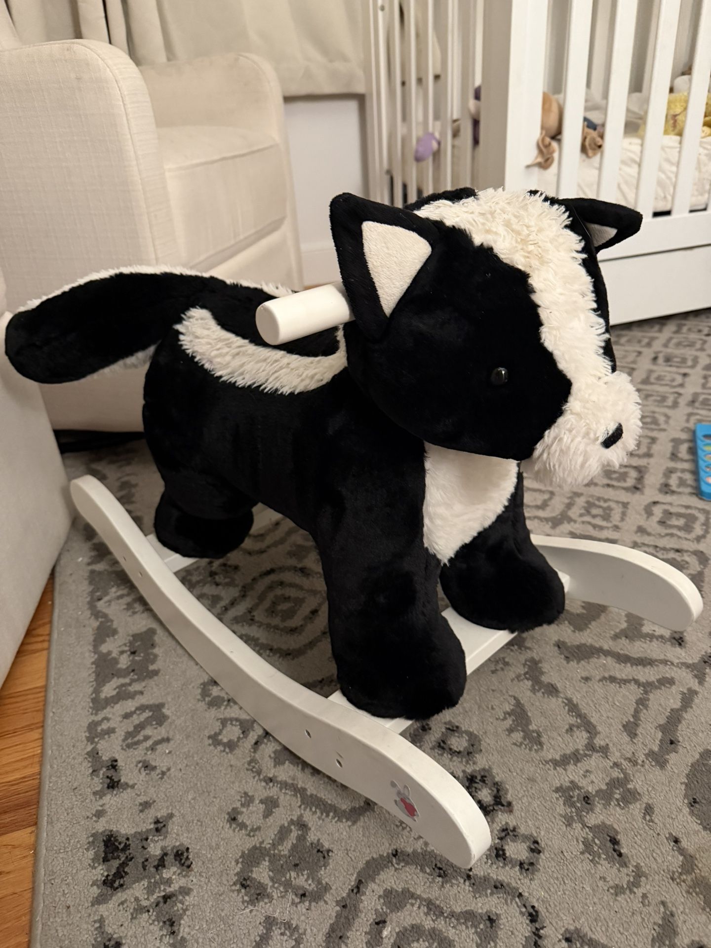 Pottery Barn Rocking Skunk