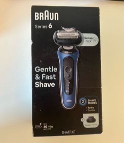 BRAUN Series 6 Senso Flex Wet/Dry Electric Shaver Trimmer Shaving 6120s  new