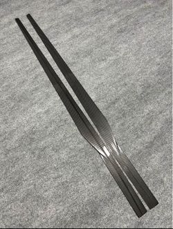 G87 M2 R44 Style Side Skirt Extensions Dry Carbon