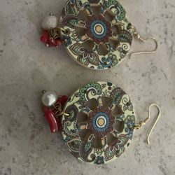 Fashion Earrings From Sicily / Italy
