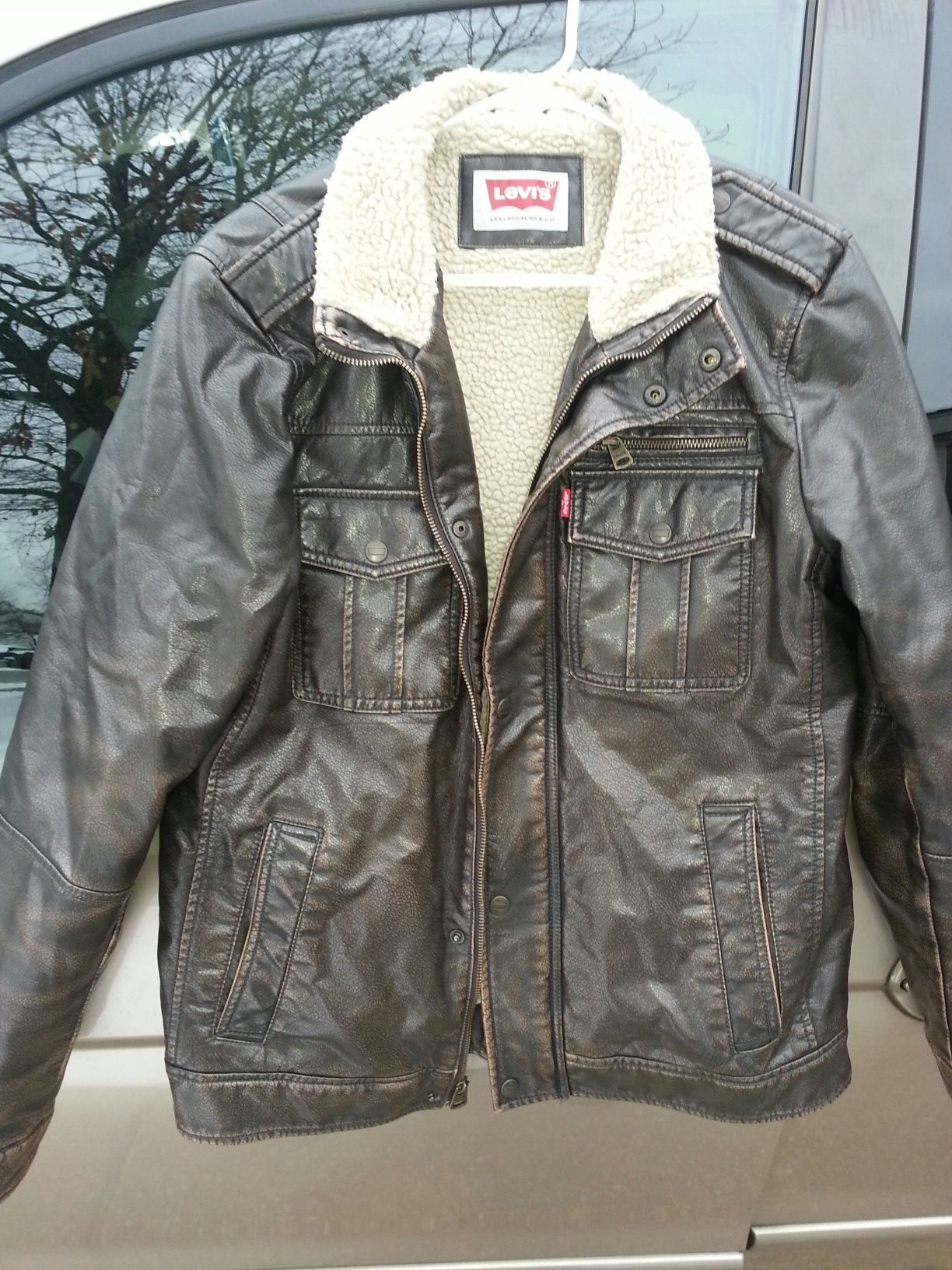 LEVI lether bomber jacket sizeS