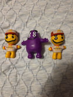 McDonald's Character Toy Figures Set of 3