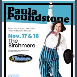 1 Saturday Paula Poundstone General Admission