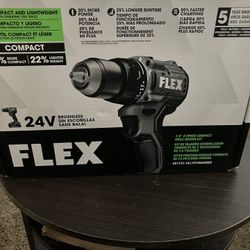 Flex 24 Volt Brushless Power Tool Combo Kit W/Soft Case. Battery & Charger Included(See & Click On Pictures). New. Never Been Used.