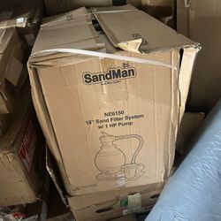Blue Wave Sandman NE6150 18” Sand Filter + 1HP Pump – NEW