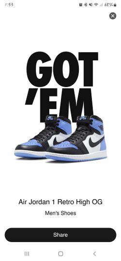 Jordan 1 High (Unc Toe)
