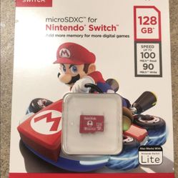 Nintendo switch microSDXC 128GB