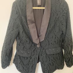 Black Lace Blazer