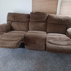 Nice Comfortable Couch Reclines On Both Sides