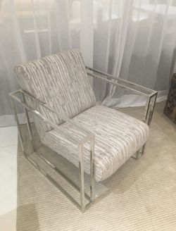 Modern Chrome Frame Chair from artefacto