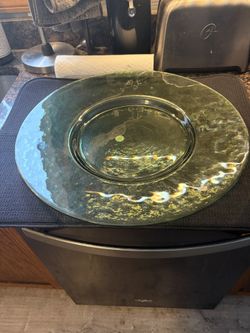 Glass platter